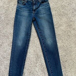 Moussy Dark Blue Skinny Jeans